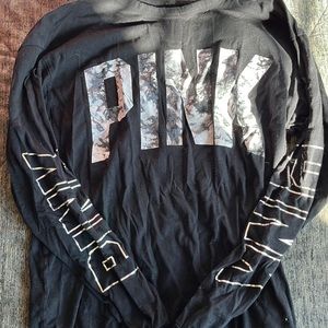 VS PINK Long Sleeve Open Back